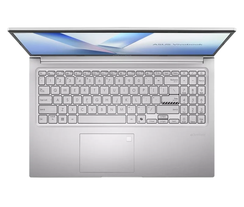 Asus Vivobook M1502NAQ-BQ041, AMD Ryzen 7,15.6 "FHD(1920X1080) 16:9,16GB LPDDR5 (8 GB on BD),512 GB SSD,Backlit Keyboard , NO OS, Cool Silver