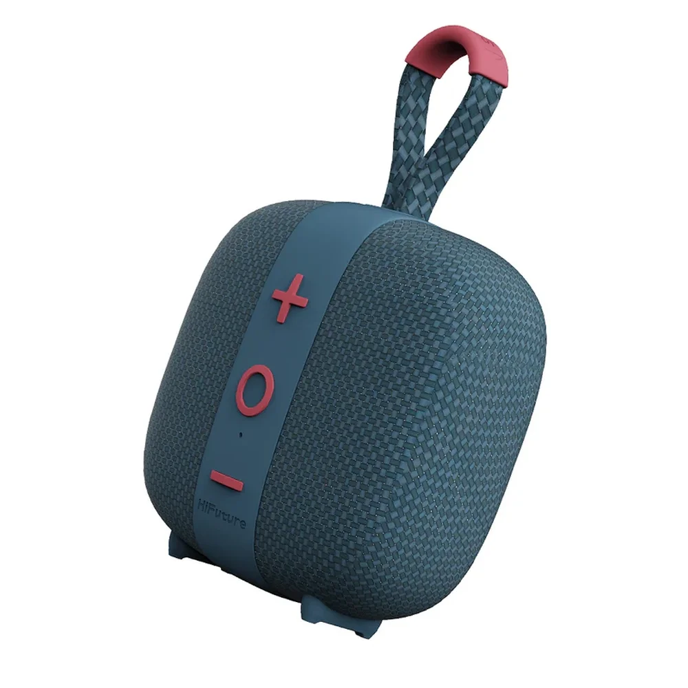 HiFuture LINO S Blue, Bluetooth 5.4, IPX7 Waterproof, 12W Output, Pair to Play (TWS Mode), Up to 10 Hours Playtime, Support Auracast (Up to 100 units pair), Built-in Powerful DSP with DynaBoost Technology