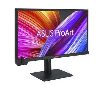 Asus ProArt Display PA24US Professional Monitor, 24'', IPS, 4K UHD (3840 x 2160), 350cd/m2,Built-in Motorized Colorimeter, Self/Auto Calibration, HDR-10, HLG, 99% Adobe RGB, 95% DCI-P3, DE < 1,12G-SDI, USB-C PD 80W, VESA DisplayHDR 600, Hardware Calibra