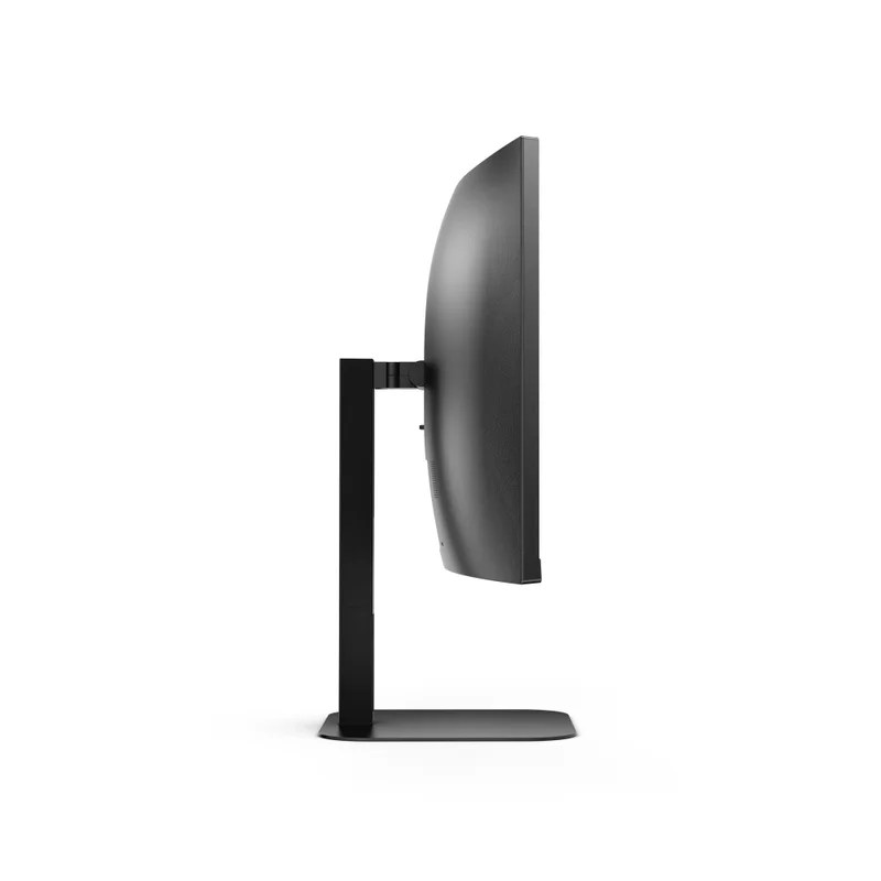 AOC CU34V5CW/BK, 34" Curved 1500R, VA, WLED, 3440x1440@100Hz, 4ms GtG, 1ms MPRT, 300cd m/2, 3000:1, 20M:1 DCR, Adaptive Sync, FreeSync, Low Blue Light, 5Wx2, 2MP Webcam, Tilt, Height Adjust, Swivel, HDMI, DP, USB hub