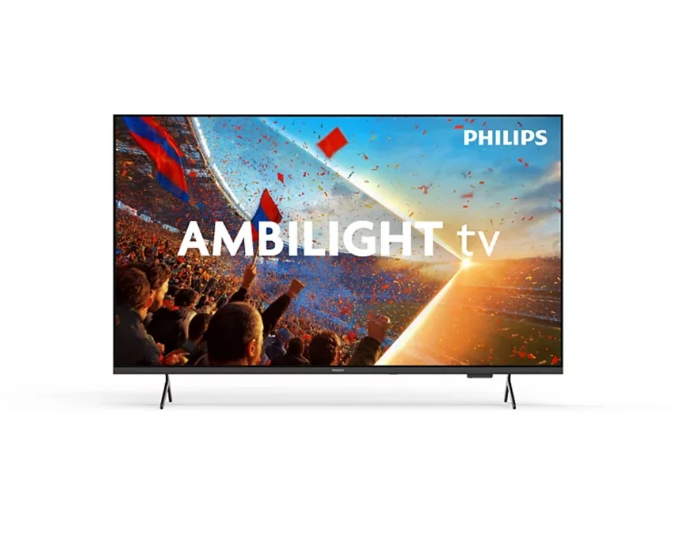 Philips 43PUS8001/12, 43" 4K UHD LED, 3840 x 2160p, 60Hz, 3 sided Ambilight, DVB-T/T2/T2-HD/C/S/S2, CL+2.0, Perfect Pixel UHD, HDR10, HLG, Titan OS, Dolby Atmos, 3*HDMI, 2*USB, 802.11ac, BT 5.2, Easy Link 3.0, 20W RMS, Black