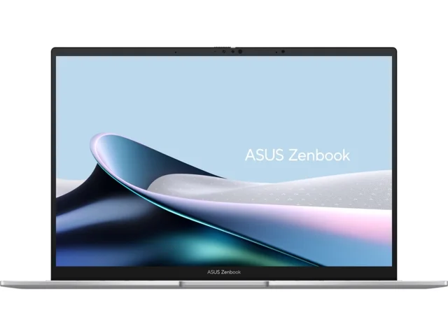 Лаптоп ASUS Zenbook UX3405CA-ST787X, 14" OLED 2880x1800 120Hz, Intel Core Ultra 9 285H, 32GB RAM, 1TB SSD, Windows 11 Pro, Silver
