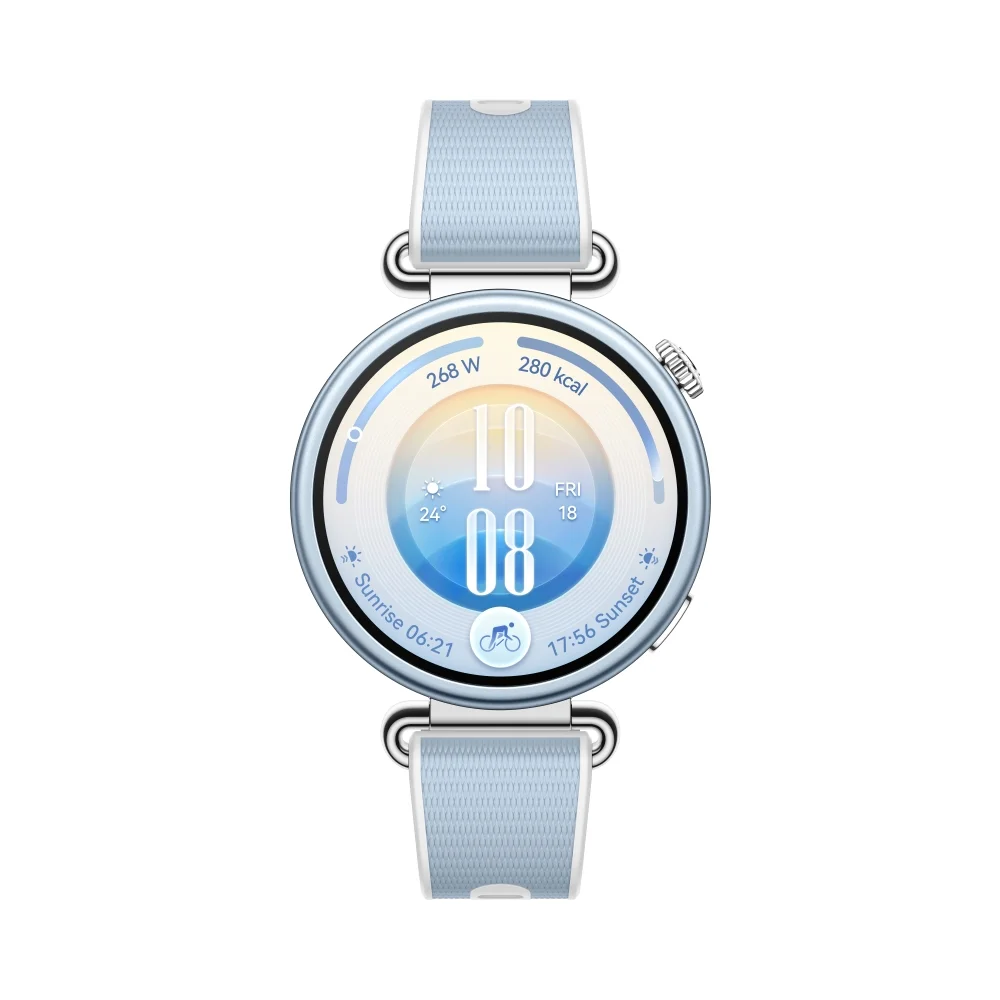 Смарт часовник HUAWEI Watch GT 7 Konsu-B39FB, 1.32", HarmonyOS 6.1, син/бял