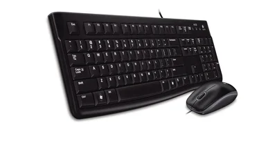 LOGITECH MK120 Corded Combo - BLACK - USB - US INT'L - EER