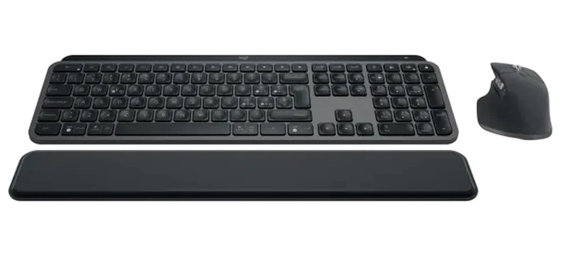 Комплект Logitech MX Keys S Bluetooth, графит, US International