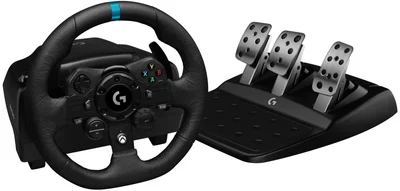 Волан с педали Logitech G923 PC/Xbox, черен, USB