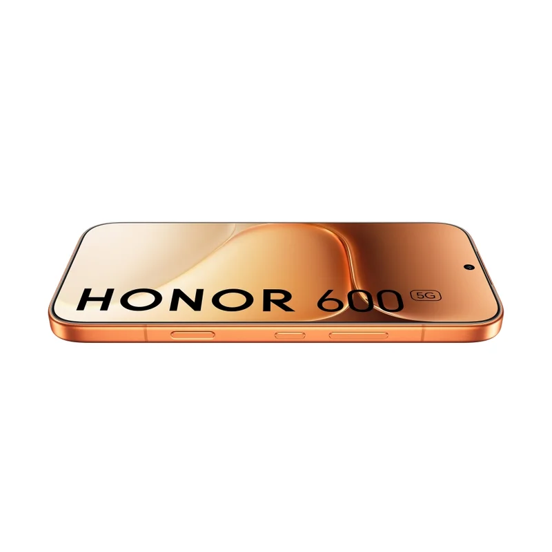 Honor 600 256GB Orange, 6.57" 120Hz Amoled straight display, 2728x1264, Qualcomm Snapdragon 7 Gen 4 (1x2.8GHz+4x2.4GHz+3x 1.8GHz), 8GB, 256GB, 200+12MP/50MP, 6400mAh, Google Gemini,FPT, BT, USB Type-C,Android 16,  AI - powered MagicOS