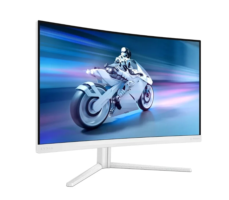 Монитор Philips 27M2C5501/00 27" Curved Fast VA WLED 2560x1440 180Hz 1ms бял
