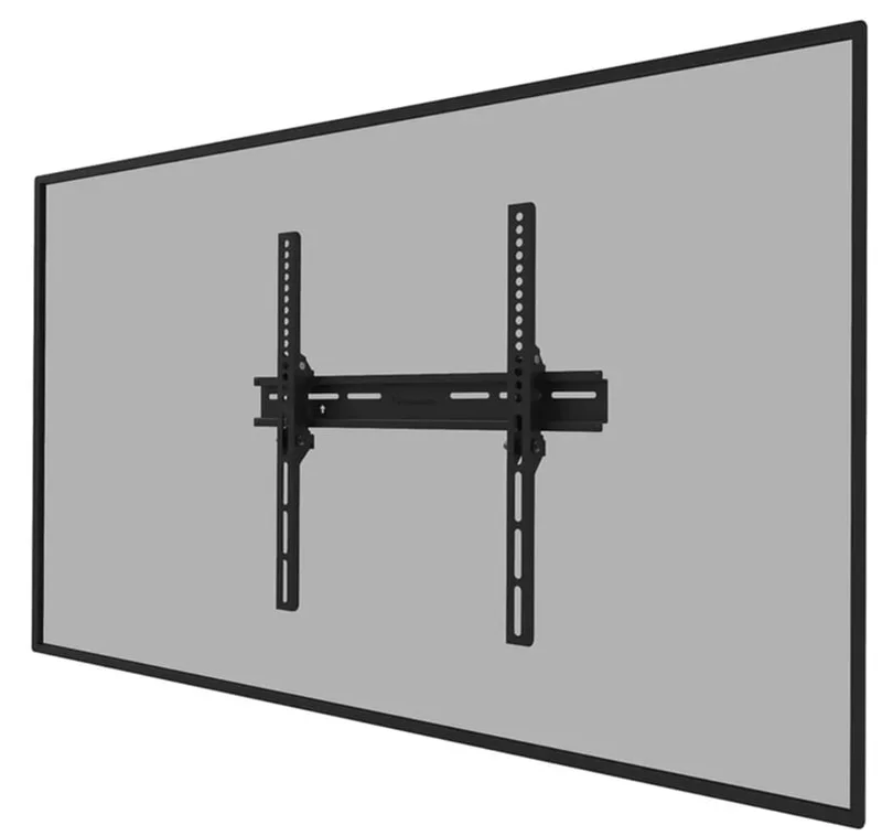 Стойка за стена Neomounts WL30-350BL14 за екрани 32"–65", фиксирана, заключваща се, VESA 400x400, до 40 кг, черна