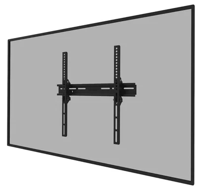 Стойка за стена Neomounts WL30-350BL14 за екрани 32"–65", фиксирана, заключваща се, VESA 400x400, до 40 кг, черна