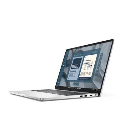 Dell Pro 16 PC16255, AMD Ryzen AI 5 PRO 340 (22 MB, 6C, up to 4.8 GHz), 16.0" FHD+(1920x1200) IPS, AG, 300nits, 1x16 GB, DDR5, 5600 MT/s, 512 GB SSD, AMD Radeon 840M, FHD HDR+IR Cam and Mic, Wi-Fi 6E, FPR, Backlit Kb, Win 11 Pro, 3Y PS,  Platinum silver