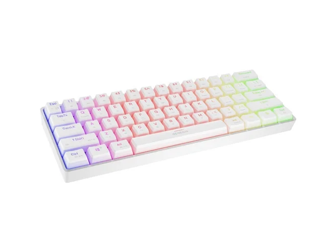 Геймърска механична клавиатура Genesis Thor 660 G2 Wireless RGB бяла Gateron Brown