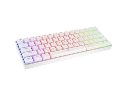 Геймърска механична клавиатура Genesis Thor 660 G2 Wireless RGB бяла Gateron Brown