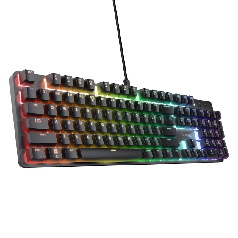 TRUST GXT 871 Zora Mechanical Gaming Keyboard - Black US