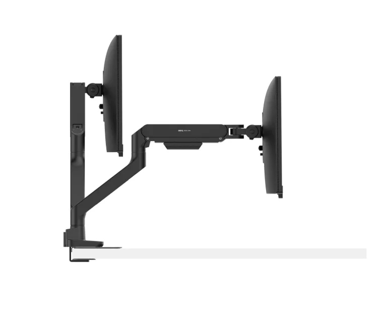 BenQ DUAL MONITOR ARM, BenQ Dual Ergo Arm BDH01, UNIVERSAL DESKTOP DEVICE BDH01 BLACK, Fits screens up to 35 inches, VESA compatibility for 75x75mm and 100x100mm patterns, Weight Capacity (per screen) 2 to 20kg