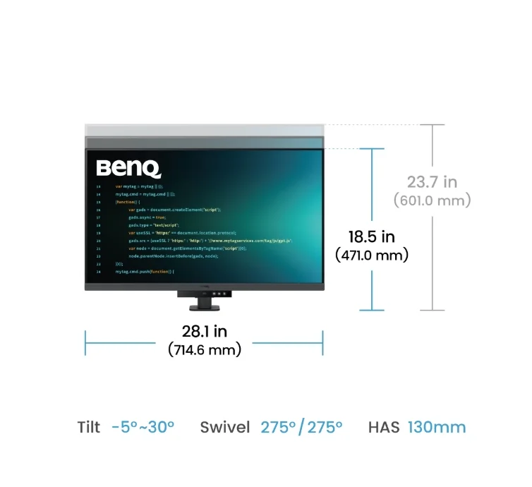 Монитор BenQ RD320UA 32" IPS 3:2 3840x2160 HDR400 95% P3 Ergo Stand