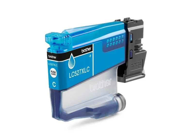 Brother LC527XLC  Cyan Ink Cartridge for MFCJ5010DW/MFCJ5110DW - 2000 page yield