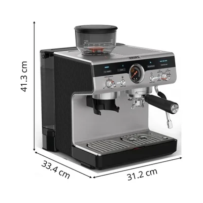 Кафемашина Krups XP804T10 Espresso с мелачка Precision Plus
