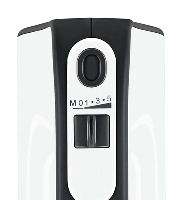 Bosch MFQ4020, Hand mixer, Styline, 450 W, with innovative FineCreamer stirrers, blender attachment, 5 speed settings, additional pulse/turbo setting, White -black