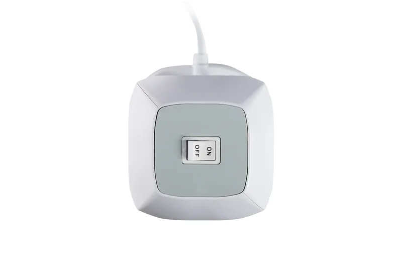 Разклонител Verbatim EUPT-01 Power Tower 11 гнезда, 2x USB-C, 2x USB-A, 3600W, 2m, Бял