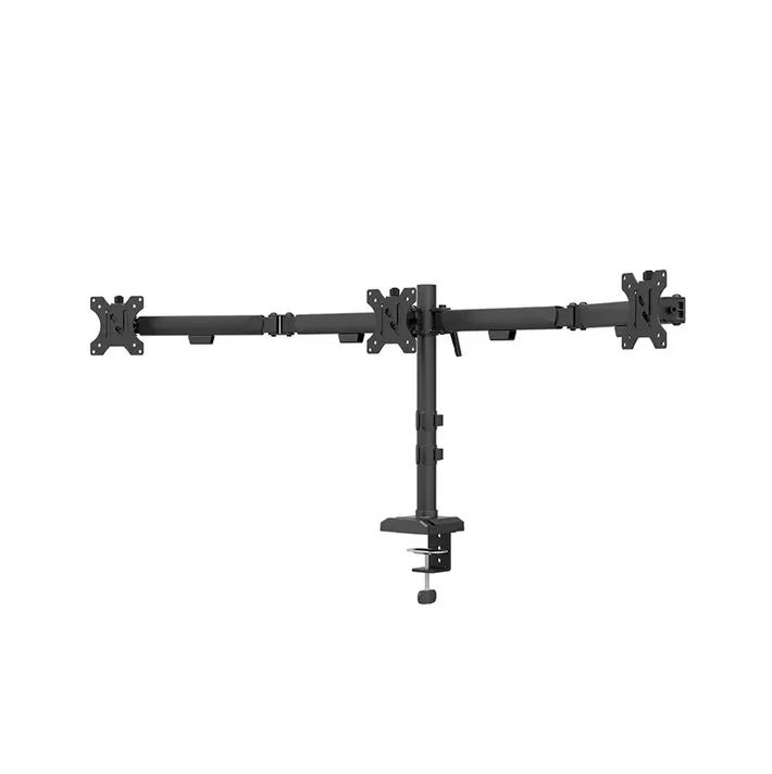 Стойка за монитор Neomounts Nero, тройна, за екрани 10"-27", черна