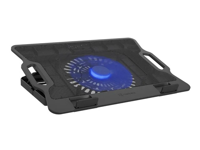 Охлаждаща подложка за лаптоп Natec Dipper 2, 12"-17.3", LED подсветка, 2 USB, черен