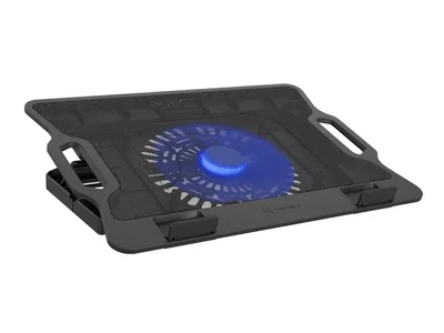 Охлаждаща подложка за лаптоп Natec Dipper 2, 12"-17.3", LED подсветка, 2 USB, черен