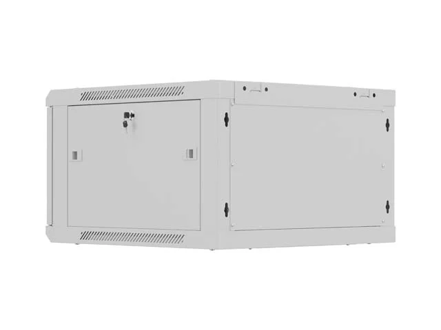 Lanberg rack cabinet 19" wall-mount 9U / 600x600 for self-assembly (flat pack), grey