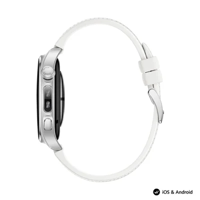 Смарт часовник HUAWEI – Watch 6 Leib-L19L, 1.38" LTPO OLED, 2GB RAM, 64GB, LTE, бял с каишка, комплект с FreeBuds 7i White