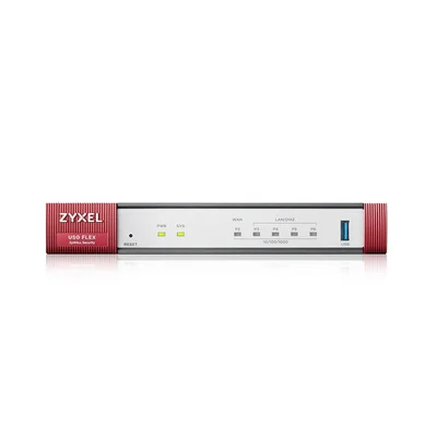 ZyXEL USG FLEX 50 HP, 5 Gigabit user-definable ports, 1*1G PoE+, 1*USB with 1 YR Gold Security Pack