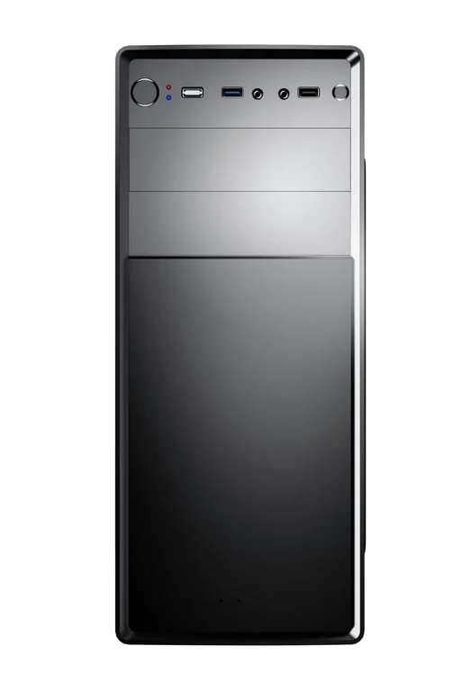 Кутия за компютър POWERCASE 173-G02 Middle Tower с включено захранване 500W