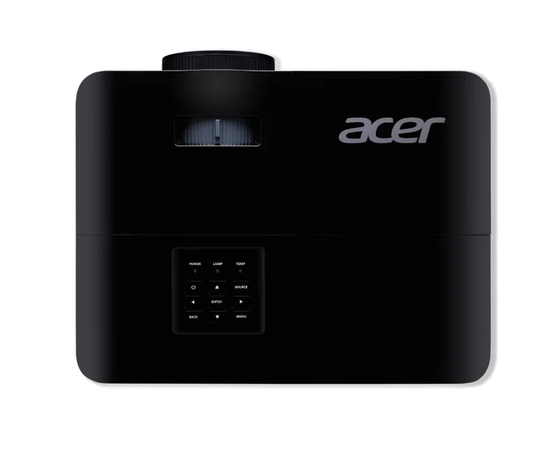 Acer Projector X119H, DLP, SVGA (800x600), 4800 ANSI Lumens, 20 000:1, 1.1x, 3D ready, HDMI 1.4, VGA, DC Out (5V/2A, USB-A), RCA, Audio in, Speaker 3W, Bluelight Shield, Sealed Optical Engine, LumiSense, 2.7kg, 2Y, Black