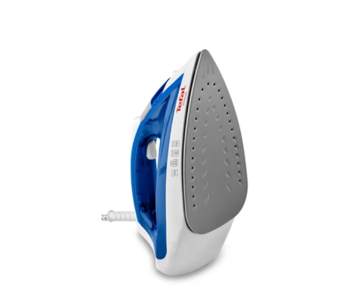 Tefal FV1711E0, Virtuo white & velvet blue,1800W - 0-24g/min - shot 80g/min - PTFE soleplate - water tank 200 ml - cord length 1,9 m - anti drip function