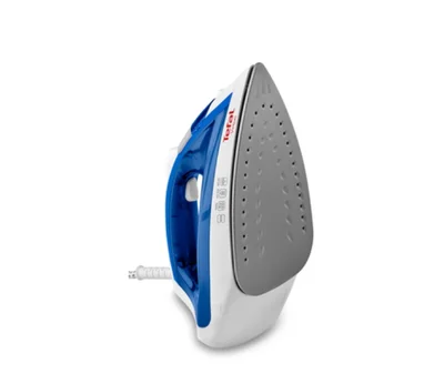 Tefal FV1711E0, Virtuo white & velvet blue,1800W - 0-24g/min - shot 80g/min - PTFE soleplate - water tank 200 ml - cord length 1,9 m - anti drip function