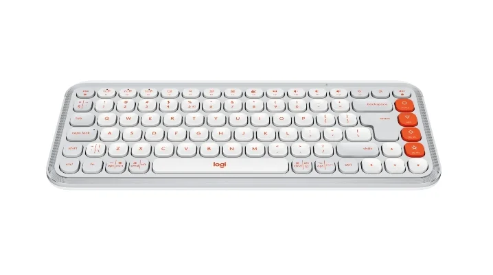 Logitech Pop Icon Keys - White - US INT'L - BT - N/A - INTNL-973