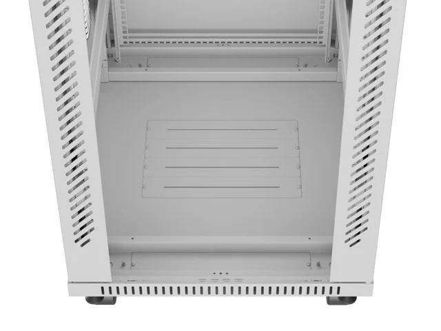 Lanberg rack cabinet 19" free-standing 42U/600x800 (flat pack) with glass door lcd grey v2