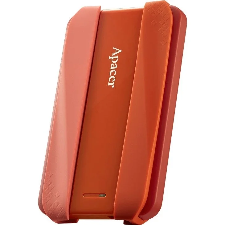 Външен твърд диск Apacer – AC533, 2TB, 2.5", USB 3.2, червен