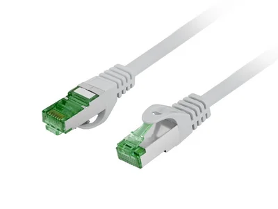 Мрежов кабел Lanberg CAT.7 S/FTP LSZH CU 1m, сив