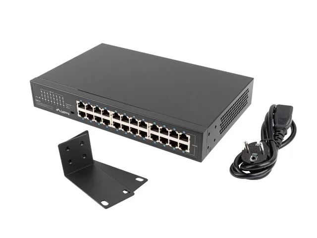 Lanberg switch rsge-24 24x 1GB unmanaged gigabit ethernet rack 19"