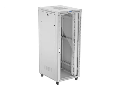 Lanberg rack cabinet 19" free-standing 42U/800x1000 (flat pack) with glass door lcd grey v2