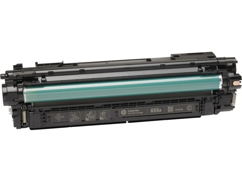 HP 655A Cyan Original LaserJet Toner Cartridge (CF451A)
