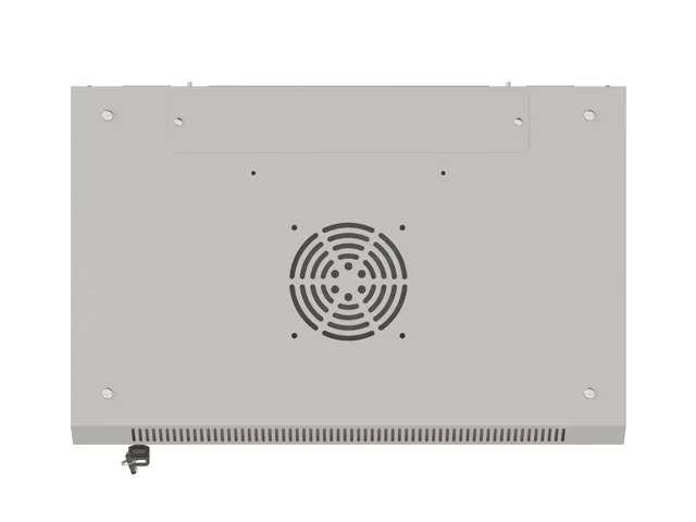 Lanberg rack cabinet 19" wall-mount 4U/540x350 (flat pack) with glass door grey