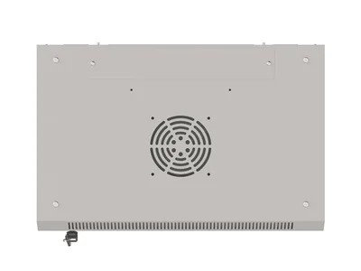 Lanberg rack cabinet 19" wall-mount 4U/540x350 (flat pack) with glass door grey