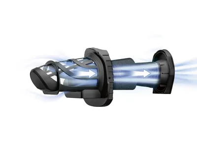 Bosch BHN16L Rechargeable Vacuum Cleaner, Move Lithium 16Vmax, Cyclonic Airflow System, Gray