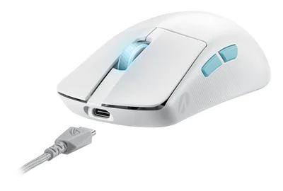 Геймърска мишка ASUS ROG Harpe Ace Aim Lab Edition 36 000 dpi, 5 бутона, бяла