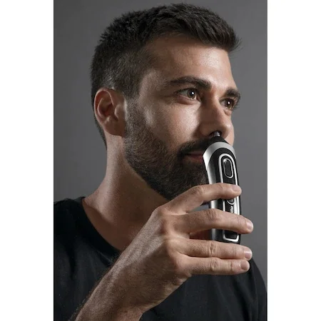 Rowenta TN9140F4, Multistyler Trim & Style Easy, hair + beard + body + ear & nose, cordless, wet & dry, minimum cutting length 0.5mm, hair blade 42mm, 6 fix hair combs, hair cutting lengths 3, 6, 9, 12, mm, beard blade 32mm, 3 fix beard combs, 3 day bear