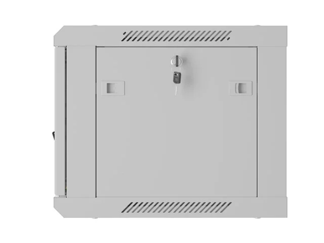 Lanberg rack cabinet 19" wall-mount 6U/600x450 with perforated door grey (flat pack)