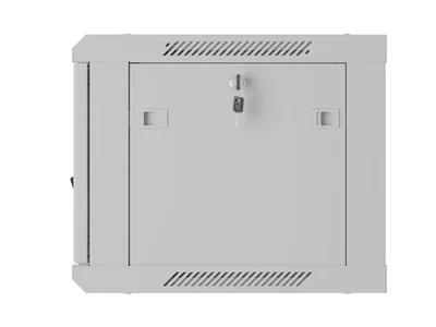 Lanberg rack cabinet 19" wall-mount 6U/600x450 with perforated door grey (flat pack)