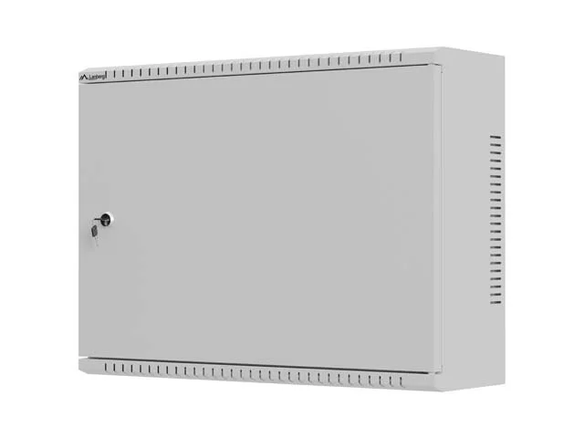 Комуникационен шкаф LANBERG – TPR, 10" & 19", 3U, 560 x 420 x 180 mm, с мрежест панел, сив