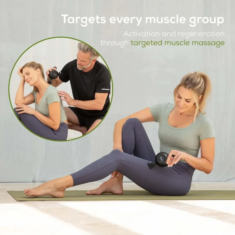 Beurer MG 101 SensorBoost, Integrated pressure sensor, Ergonomically shaped, 5 massage attachments, 5 intensity levels, Lithium-ion battery, black
